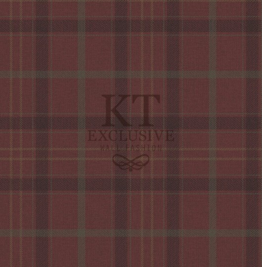 KT Exclusive KT10201 Sauvage - tapeta w szkocką kratkę