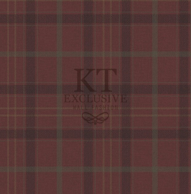 KT Exclusive KT10201 Sauvage - tapeta w szkocką kratkę