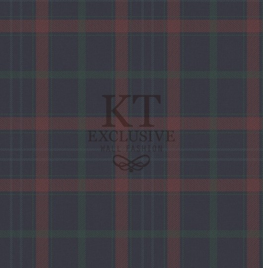 KT Exclusive KT10202 Sauvage - tapeta w szkocką kratkę