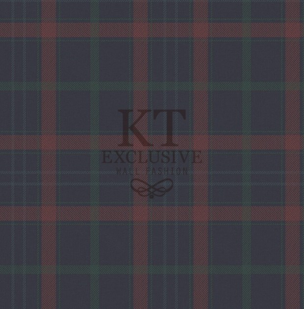 KT Exclusive KT10202 Sauvage - tapeta w szkocką kratkę