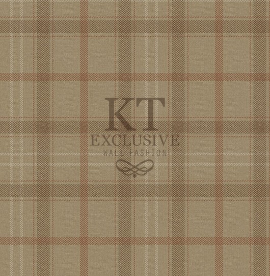 KT Exclusive KT10205 Sauvage - tapeta w szkocką kratkę