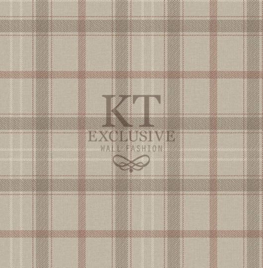KT Exclusive KT10207 Sauvage - tapeta w szkocką kratkę