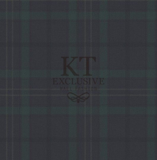 KT Exclusive KT10212 Sauvage - tapeta w szkocką kratkę
