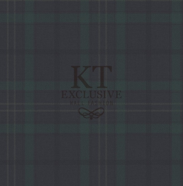 KT Exclusive KT10212 Sauvage - tapeta w szkocką kratkę