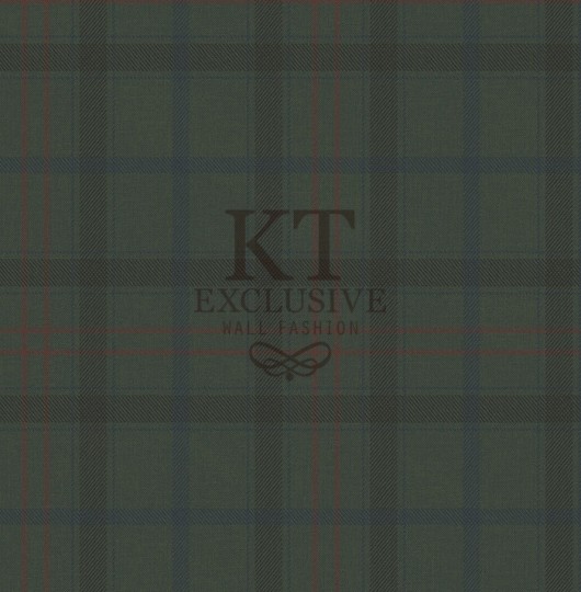 KT Exclusive KT10214 Sauvage - tapeta w szkocką kratkę