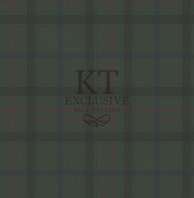 KT Exclusive KT10214 Sauvage - tapeta w szkocką kratkę