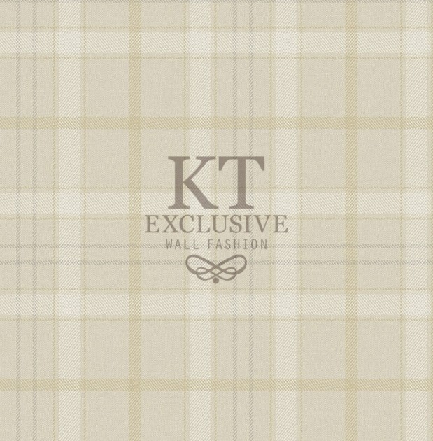 KT Exclusive KT10217 Sauvage - tapeta w szkocką kratkę
