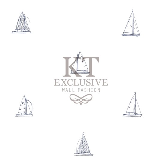 KT Exclusive 72047 Joy - tapeta dla dzieci w statki