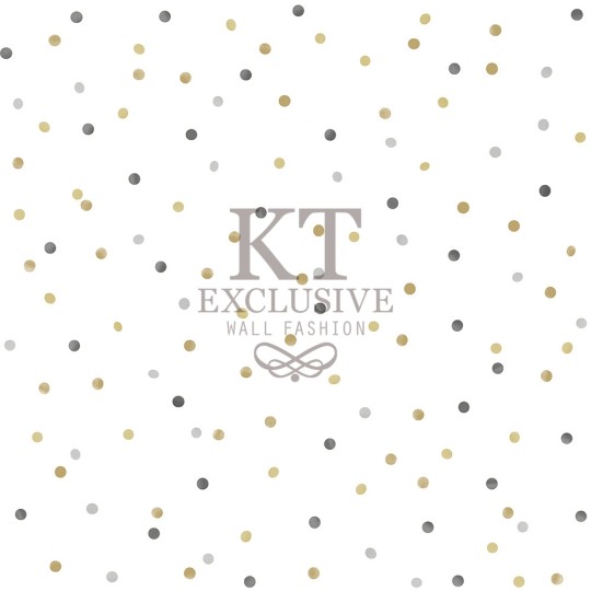 KT Exclusive 72057 Joy - tapeta w kropki