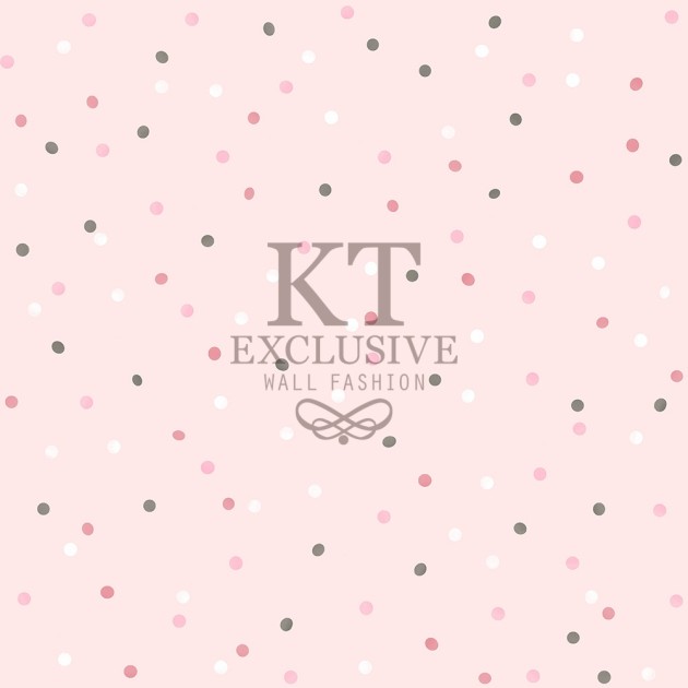 KT Exclusive 72082 Joy - tapeta dla dzieci w kropki