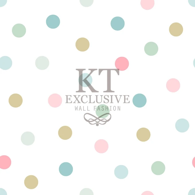 KT Exclusive 72096 Joy - tapeta dla dzieci w kropki