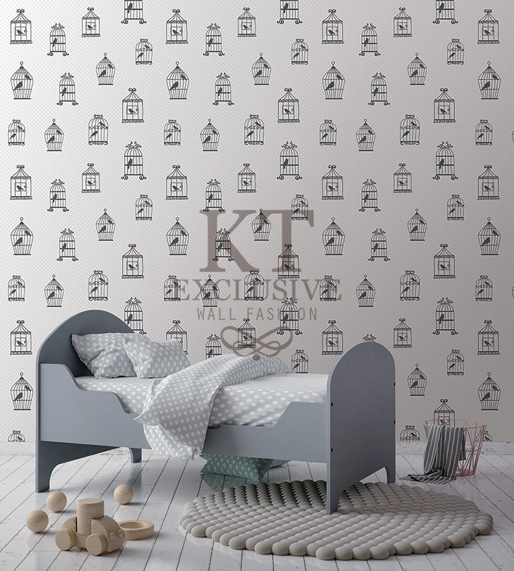 KT Exclusive 72114 Joy - tapeta dla dzieci w ptaki