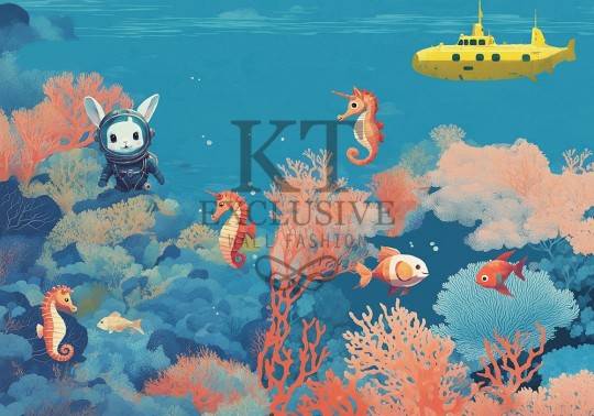 KT Exclusive 72144M Joy - mural dla dzieci w morski motyw