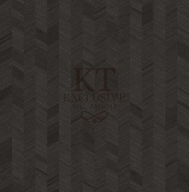 KT Exclusive ET505 Etre - tapeta z okleiny drewnianej w jodełkę