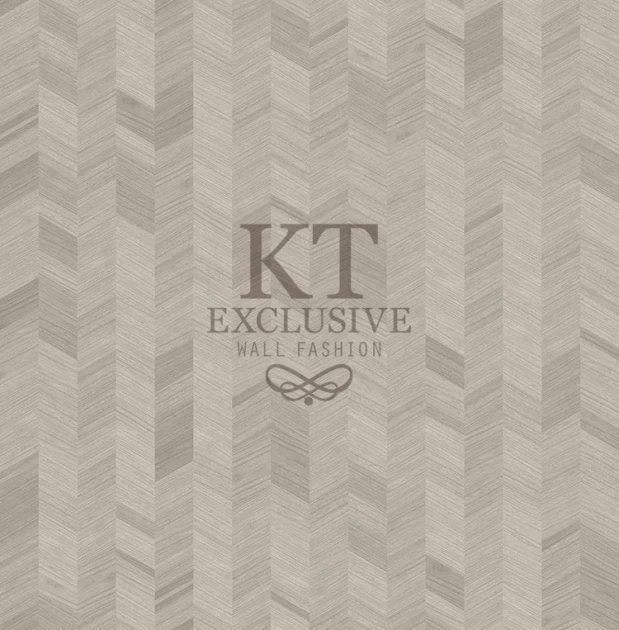 KT Exclusive ET510 Etre - tapeta z okleiny drewnianej w jodełkę
