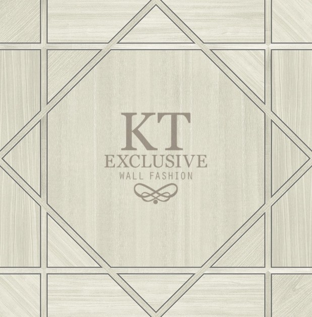 KT Exclusive ET605 Etre - tapeta z okleiny drewnianej w geometryczny wzór