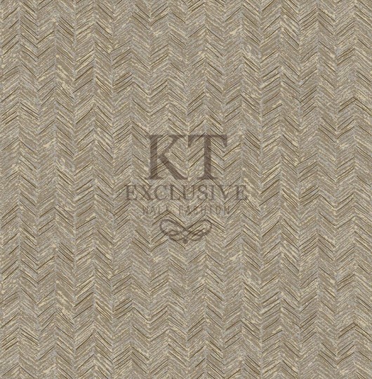 KT Exclusive EF1604 Euphorie - tapeta w jodełkę z metalicznymi akcentami