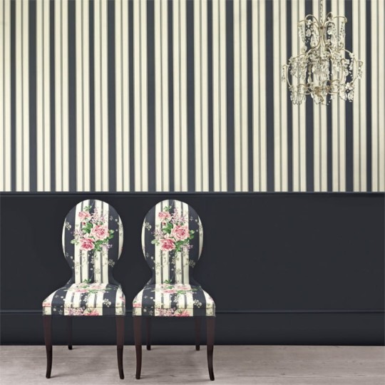 Tapeta Sanderson Vintage Wallpapers 2 214577 Cecile Stripe