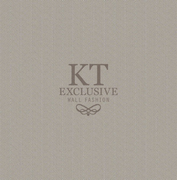 KT Exclusive KT9786-7504 Chance - tapeta tekstylna w jodełkę
