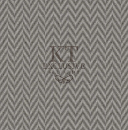 KT Exclusive KT9786-7508 Chance - tapeta tekstylna w jodełkę