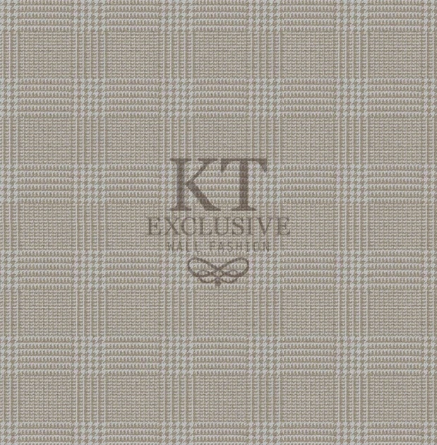 KT Exclusive KT9787-7504 Chance - tapeta tekstylna w kratkę