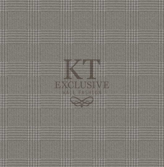 KT Exclusive KT9787-7508 Chance - tapeta tekstylna w kratkę