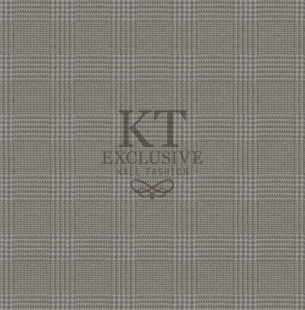 KT Exclusive KT9787-7508 Chance - tapeta tekstylna w kratkę