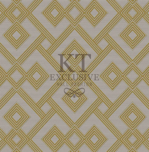 KT Exclusive KT9850-7506 Chance - tapeta tekstylna w geometryczny wzór