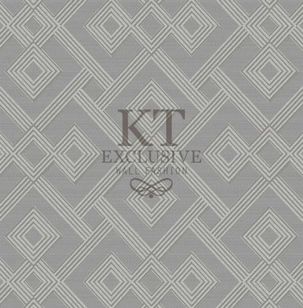 KT Exclusive KT9850-7607 Chance - tapeta tekstylna w geometryczny wzór
