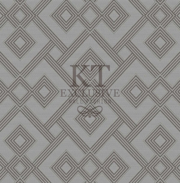 KT Exclusive KT9850-7608 Chance - tapeta tekstylna w geometryczny wzór