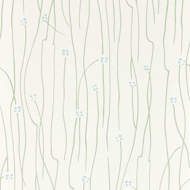 Harlequin 113215 Kasuri Eizou Avocado - tapeta w organiczne linie
