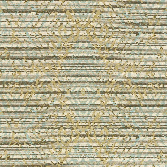 Harlequin 113212 Kasuri Hansha Buttermilk - tapeta o wzorze adamaszku