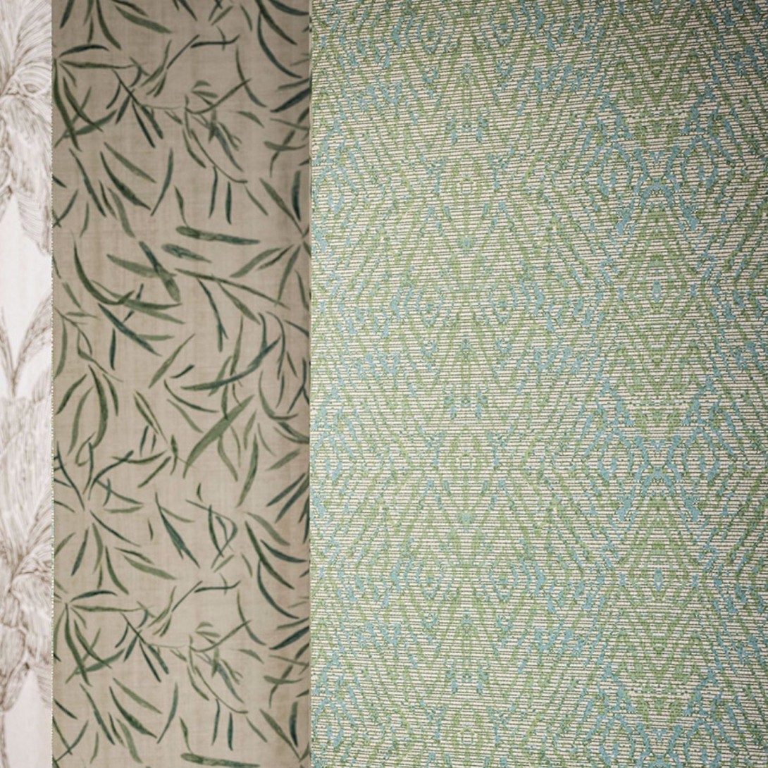 Harlequin 113213 Kasuri Hansha Paprika - tapeta o wzorze adamaszku