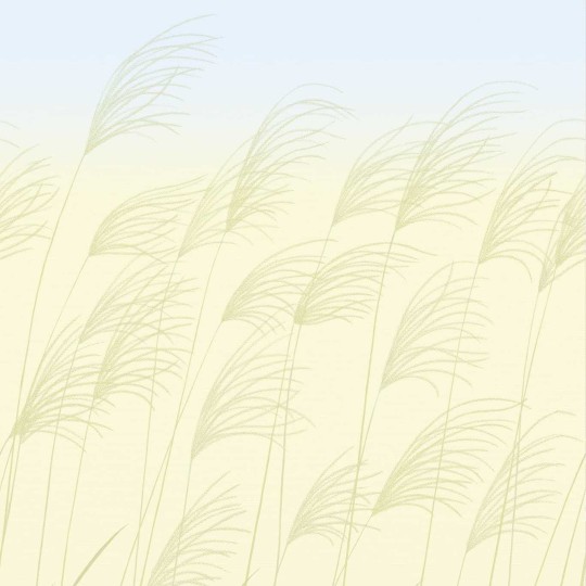 Harlequin 113230 Kasuri Miscanthus Buttermilk - mural w źdźbła na tle ombre
