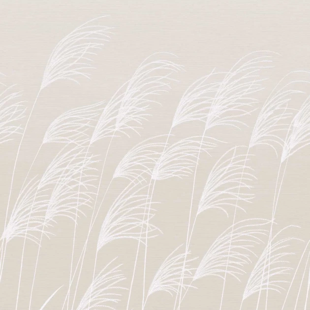 Harlequin 113231 Kasuri Miscanthus Parchment - mural w źdźbła na tle ombre