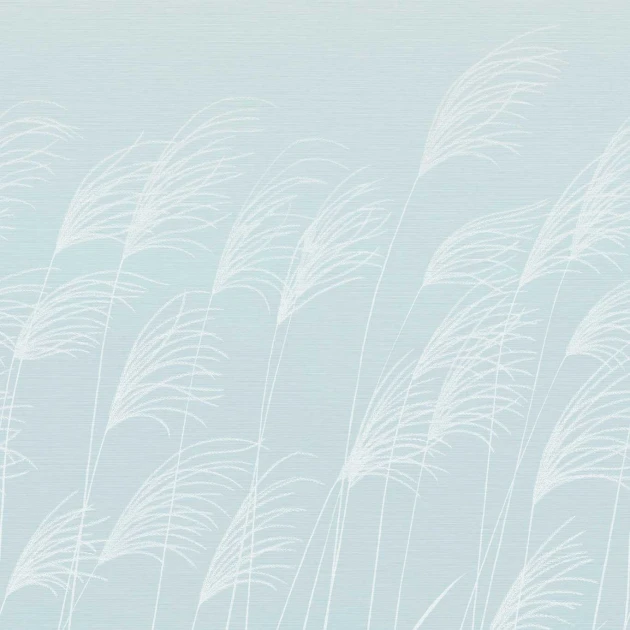 Harlequin 113232 Kasuri Miscanthus Sky - mural w źdźbła na tle ombre