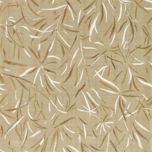 Harlequin 113193 Kasuri Moji Gold - tapeta w liście