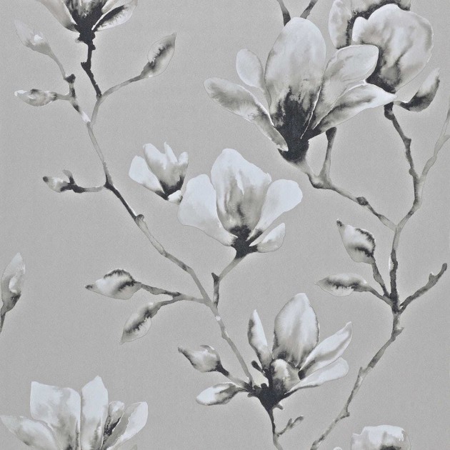 Harlequin 110880 Purity Lotus Silver - tapeta w kwiaty magnolii