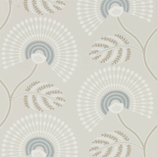 Harlequin 111910 Purity Louella Seaglass - tapeta w stylizowane kwiaty