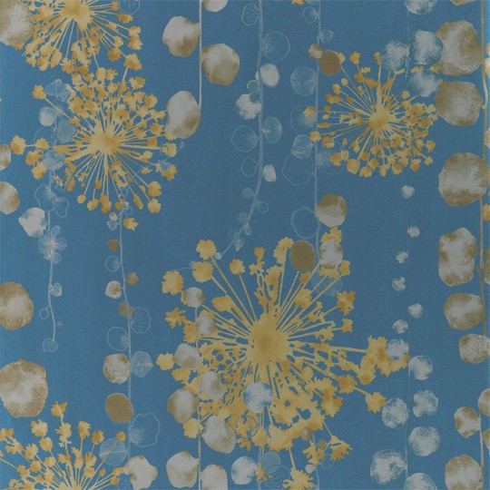 Harlequin 111651 Purity Moku Indigo - tapeta w rośliny morskie