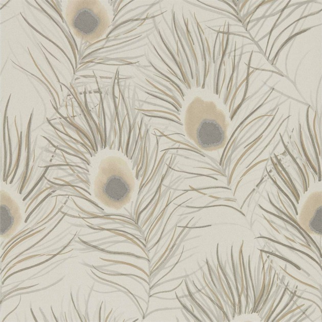 Harlequin 111880 Purity Orlena Putty - tapeta w pawie pióra