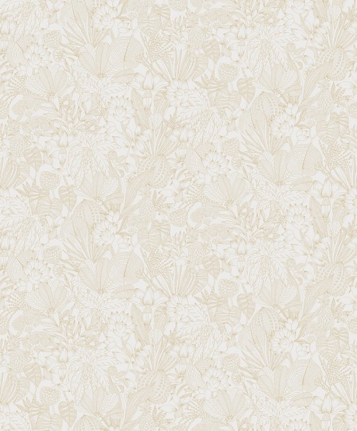 Khroma ROM102 Romance Bellis Gold - tapeta ryciny botaniczne