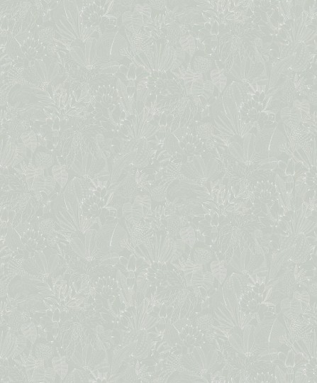 Khroma ROM105 Romance Bellis Skylight - tapeta ryciny botaniczne