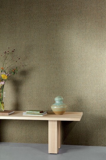Khroma ROM302 Romance Tonnet Olive - tapeta imitująca splot włókien