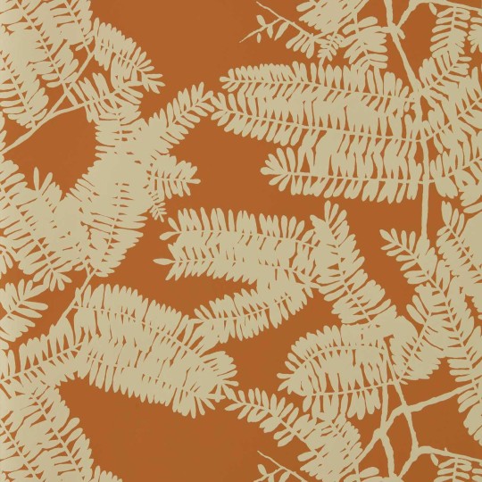 Harlequin 113097 Reflect Extravagance Paprika – tapeta w liście palmy