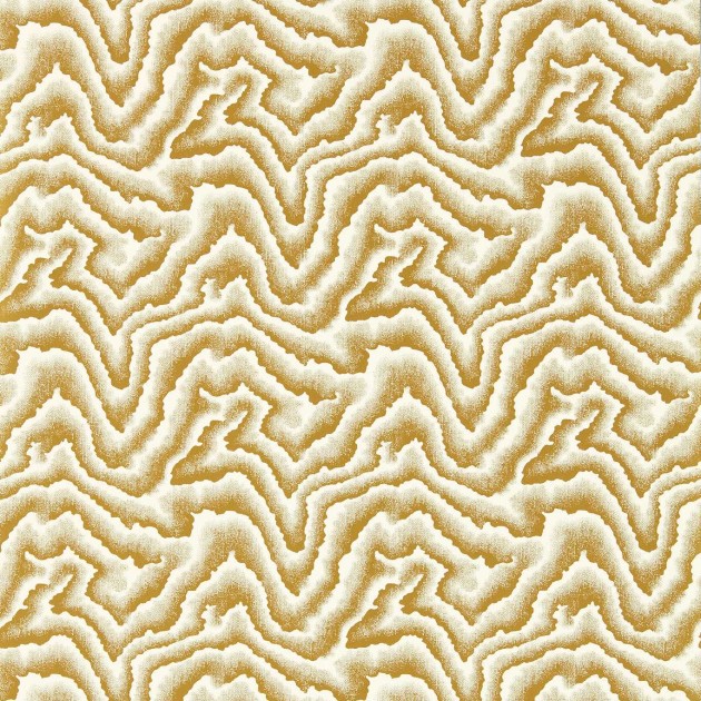 Harlequin 113078 Reflect Malachite Gold – tapeta o wzorze formacji kamiennej