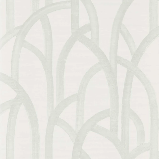 Harlequin 111581 Reflect Meso Dove – tapeta w łuki przypominające pociągnięcia pędzla