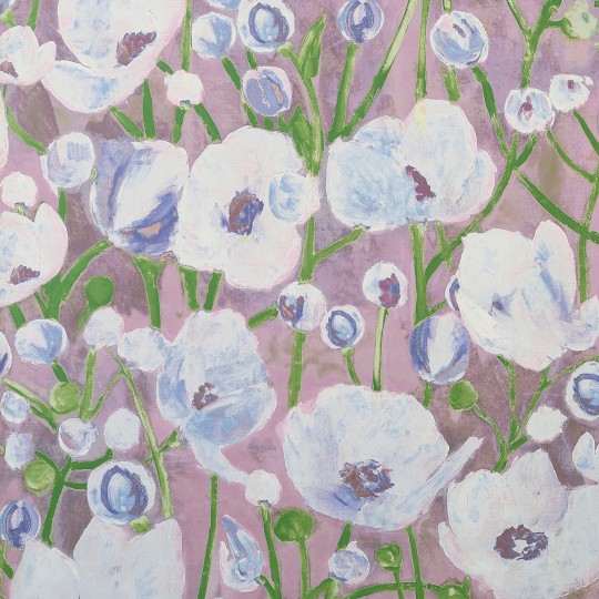 Thibaut T45017 Wanderlust Tivoli Lavender - tapeta w kwiaty