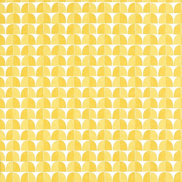 Thibaut T45020 Wanderlust Solsbury Sunshine Yellow - tapeta w geometryczny wzór