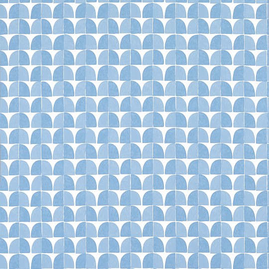Thibaut T45024 Wanderlust Solsbury Light Blue - tapeta w geometryczny wzór